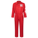 Cosplay Costume Joey Jordison Slipknot Utility Jumpsuit Red Men Halloween Carnival Party Outfits