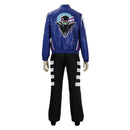 Cosplay Costume Johnny Cage Mortal Kombat 2 (2026) Jacket Pants Set Purple Men Halloween Carnival Party Outfits