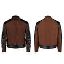 Cosplay Costume Johnny Cage Mortal Kombat 2 (2026) Jacket Set Brown Men Halloween Carnival Party Outfits