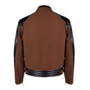 Cosplay Costume Johnny Cage Mortal Kombat 2 (2026) Jacket Set Brown Men Halloween Carnival Party Outfits