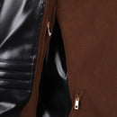 Cosplay Costume Johnny Cage Mortal Kombat 2 (2026) Jacket Set Brown Men Halloween Carnival Party Outfits