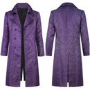 Cosplay Costume Joker Batman Coat Purple Men Halloween Carnival Party Outfits