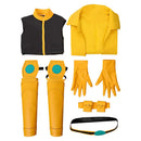 Cosplay Costume Jubilee Coat Jumpsuit Set Yellow Women Halloween Carnival Party Outfits