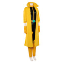 Cosplay Costume Jubilee Coat Jumpsuit Set Yellow Women Halloween Carnival Party Outfits