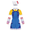 Cosplay Costume Juno OW Collab Skin Fullset Women Halloween Carnival Party Outfits