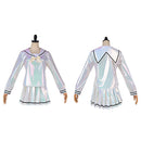 Cosplay Costume KAngel Needy Streamer Overload Top Skirt Silver Women Halloween Carnival Party Outfits