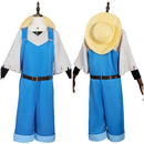 Cosplay Costume Kenji Miyazawa Overall Set Blue Men Halloween Carnival Party Outfits