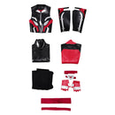 Cosplay Costume Kenshi Takahashi Mortal Kombat 1 Leather Suit Red Men Halloween Carnival Party Outfits