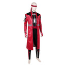 Cosplay Costume Kenshi Takahashi Mortal Kombat 1 Leather Suit Red Men Halloween Carnival Party Outfits