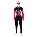 Cosplay Costume Kenshi Takahashi Mortal Kombat 1 Leather Suit Red Men Halloween Carnival Party Outfits