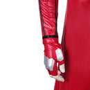 Cosplay Costume Kenshi Takahashi Mortal Kombat 1 Leather Suit Red Men Halloween Carnival Party Outfits