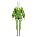 Cosplay Costume Kermit Frog The Muppet Show Genderbend Fullset Green Women Halloween Carnival Party Outfits