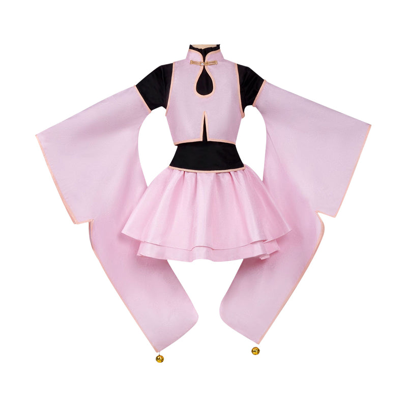 Cosplay Costume Kinomoto Sakura Cardcaptor Sakura Kimino Dress Pink Women Halloween Carnival Party Outfits