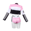 Cosplay Costume Kitagawa Marin Sexy Racing Girl Pink Women Halloween Carnival Party Outfits