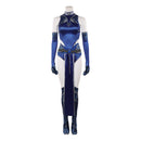 Cosplay Costume Kitana Mortal Kombat 1 Invasion Skin Deadly Alliance Fullset Sexy Blue Women Halloween Carnival Party Outfits
