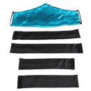 Cosplay Costume Kitana Mortal Kombat X Fullset Sexy Jumpsuit Blue Women Halloween Carnival Party Outfits