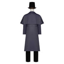 Cosplay Costume Klein Moretti Lord of Mysteries Coat Suit Hat Set Grey Men Halloween Carnival Party Outfits