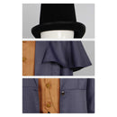 Cosplay Costume Klein Moretti Lord of Mysteries Coat Suit Hat Set Grey Men Halloween Carnival Party Outfits