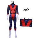Cosplay Costume Kurt Wagner Jumpsuit Budget Friendly Red Men Halloween Carnival Party Outfits