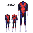Cosplay Costume Kurt Wagner Jumpsuit Budget Friendly Red Men Halloween Carnival Party Outfits