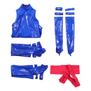 Cosplay Costume Kwannon Jumpsuit Set Purple Women Halloween Carnival Party Outfits