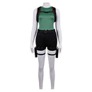 Cosplay Costume Lara Croft Tomb Raider Top Pants Fullset Green Women Halloween Carnival Party Outfit