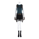 Cosplay Costume Lara Croft Tomb Raider Vest Shorts Set Deluxy Version Green Women Halloween Carnival Party Outfits