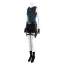 Cosplay Costume Lara Croft Tomb Raider Vest Shorts Set Deluxy Version Green Women Halloween Carnival Party Outfits