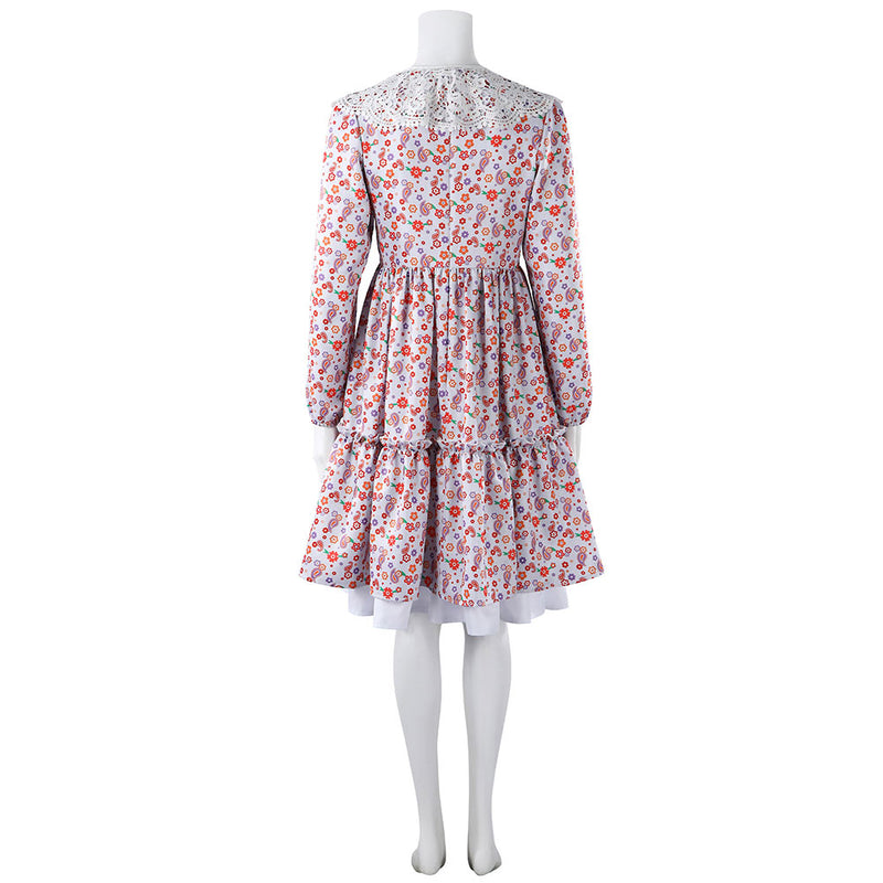 women's light pink flowy dress for cosplay Costume Laura Return to Silent Hill (2026) Printed Women Halloween Carnival Party Outfit and gentle spring mood breathable. Women's Black Draped Halterneck Style:Pink