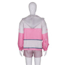 Cosplay Costume Li Tianxi Link Click Jacket Top Pants Set Pink Women Halloween Carnival Party Outfits