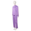 Cosplay Costume Linda Ann Droid (2026) Top Pants Set Purple Women Halloween Carnival Party Outfits