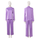 Cosplay Costume Linda Ann Droid (2026) Top Pants Set Purple Women Halloween Carnival Party Outfits