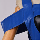 Cosplay Costume Lisa Lisa Dress Scarf Set Blue Women Halloween Carnival Party Outfits