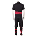 Cosplay Costume Liu Kang Mortal Kombat 2 Kung Fu Tunic Black Men Halloween Carnival Party Outfits