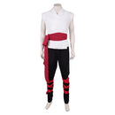 Cosplay Costume Liu Kang Mortal Kombat 2 Kung Fu Tunic White Men Halloween Carnival Party Outfits
