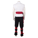 Cosplay Costume Liu Kang Mortal Kombat 2 Kung Fu Tunic White Men Halloween Carnival Party Outfits