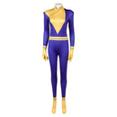 Cosplay Costume Lorna Dane Jumpsuit Purple Women Halloween Carnival Party Outfits