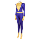 Cosplay Costume Lorna Dane Jumpsuit Purple Women Halloween Carnival Party Outfits