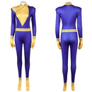 Cosplay Costume Lorna Dane Jumpsuit Purple Women Halloween Carnival Party Outfits
