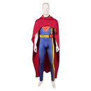 Cosplay Costume Lucas Bishop Jumpsuit Cloak Set Blue Men Halloween Carnival Party Outfits