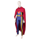 Cosplay Costume Lucas Bishop Jumpsuit Cloak Set Blue Men Halloween Carnival Party Outfits