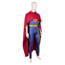 Cosplay Costume Lucas Bishop Jumpsuit Cloak Set Blue Men Halloween Carnival Party Outfits