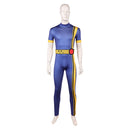 Cosplay Costume Lucas Bishop Jumpsuit Cloak Set Blue Men Halloween Carnival Party Outfits