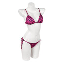 Cosplay Costume Lucia Caminos GTA VI Leopard Print Sexy Bikini Swimsuit Purple Women Halloween Carnival Party Outfits