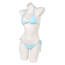 Cosplay Costume Lucia Caminos GTA VI Sexy Bikini Swimsuit Blue Women Halloween Carnival Party Outfits