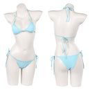 Cosplay Costume Lucia Caminos GTA VI Sexy Bikini Swimsuit Blue Women Halloween Carnival Party Outfits