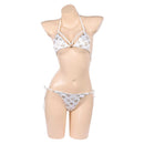 Cosplay Costume Lucia Caminos GTA VI Sexy Bikini Swimsuit White Women Halloween Carnival Party Outfits