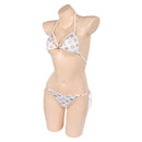 Cosplay Costume Lucia Caminos GTA VI Sexy Bikini Swimsuit White Women Halloween Carnival Party Outfits
