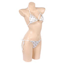 Cosplay Costume Lucia Caminos GTA VI Sexy Bikini Swimsuit White Women Halloween Carnival Party Outfits