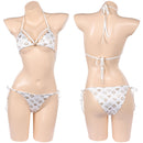Cosplay Costume Lucia Caminos GTA VI Sexy Bikini Swimsuit White Women Halloween Carnival Party Outfits